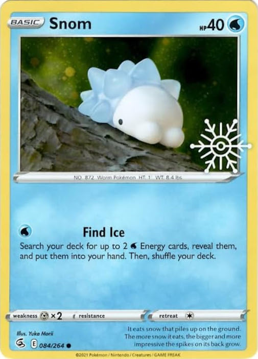 Snom (084/264) (Holiday Calendar) [Sword & Shield: Fusion Strike] | Jomio and Rueliete's Cards and Comics