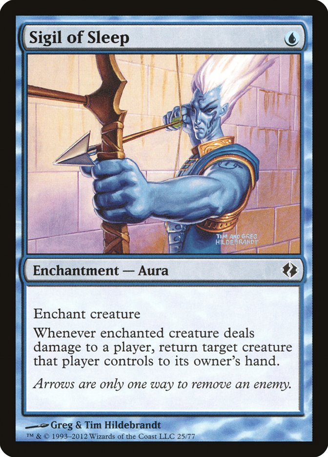 Sigil of Sleep [Duel Decks: Venser vs. Koth] | Jomio and Rueliete's Cards and Comics