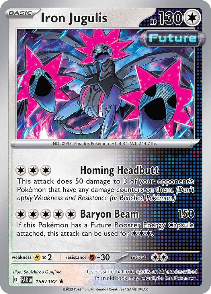 Iron Jugulis (158/182) [Scarlet & Violet: Paradox Rift] | Jomio and Rueliete's Cards and Comics