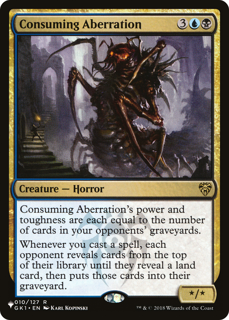 Consuming Aberration [The List] | Jomio and Rueliete's Cards and Comics