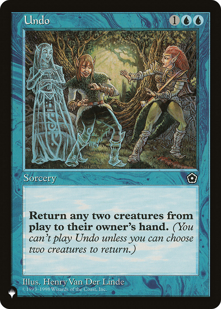 Undo [The List] | Jomio and Rueliete's Cards and Comics