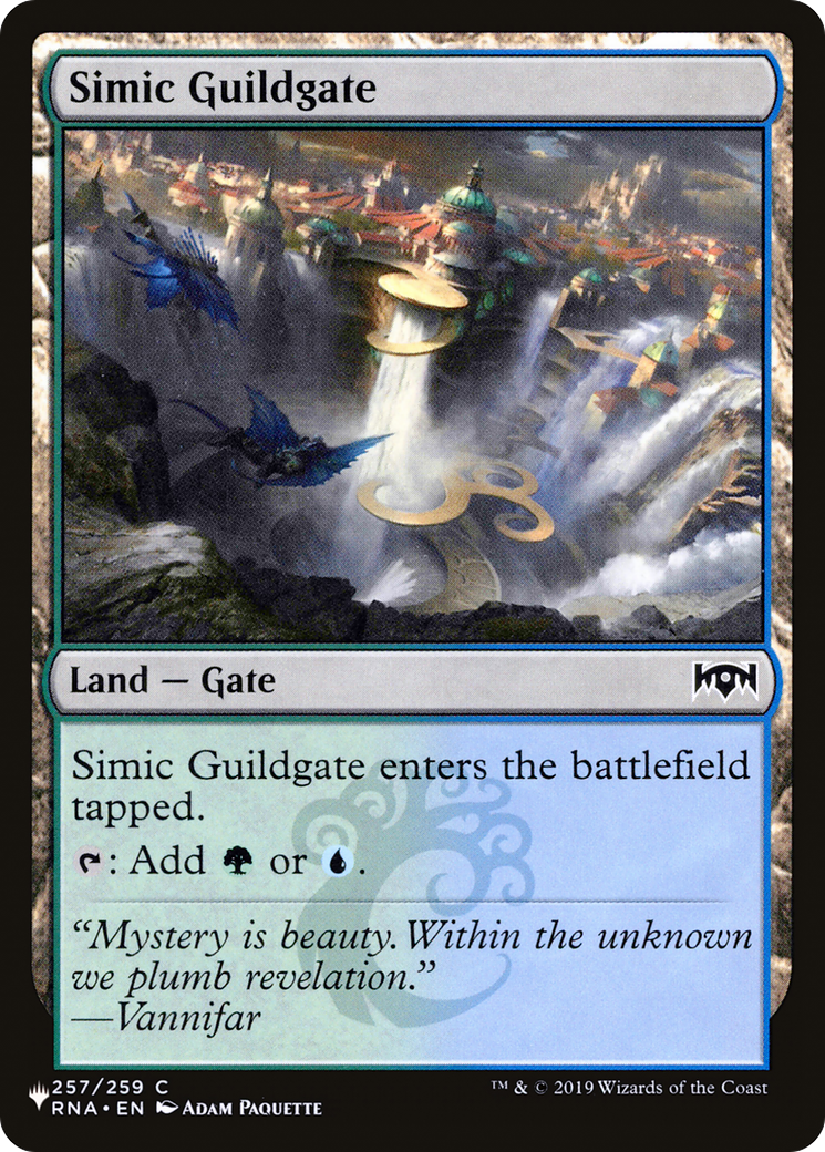 Simic Guildgate [The List] | Jomio and Rueliete's Cards and Comics