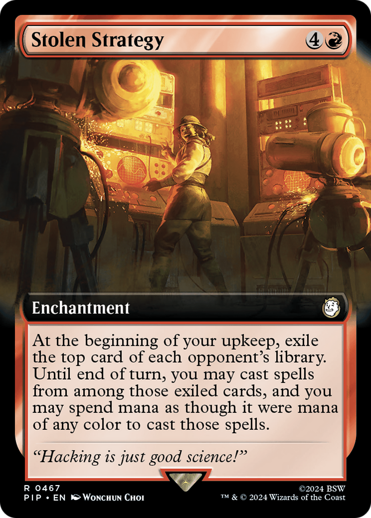 Stolen Strategy (Extended Art) [Fallout] | Jomio and Rueliete's Cards and Comics