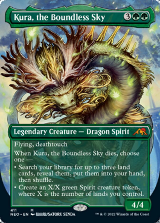 Kura, the Boundless Sky (Borderless Alternate Art) [Kamigawa: Neon Dynasty] | Jomio and Rueliete's Cards and Comics