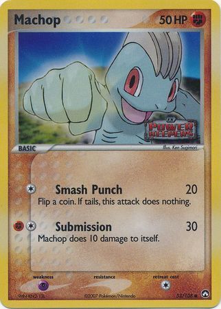 Machop (53/108) (Stamped) [EX: Power Keepers] | Jomio and Rueliete's Cards and Comics