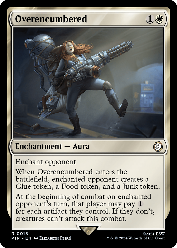 Overencumbered [Fallout] | Jomio and Rueliete's Cards and Comics