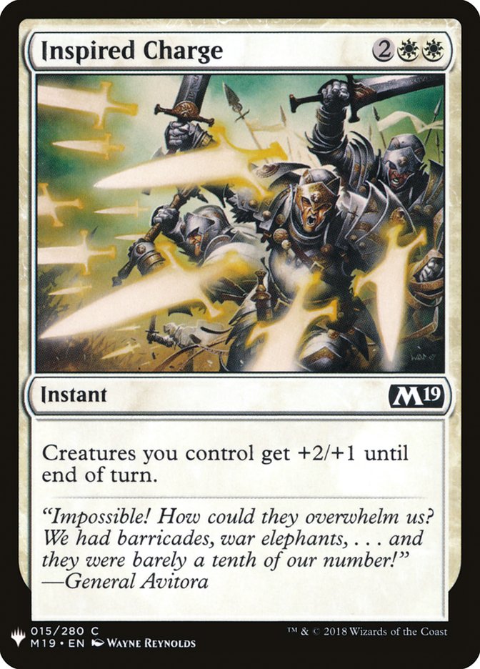 Inspired Charge [Mystery Booster] | Jomio and Rueliete's Cards and Comics