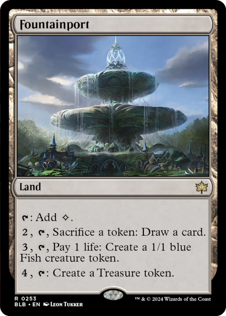 Fountainport [Bloomburrow] | Jomio and Rueliete's Cards and Comics