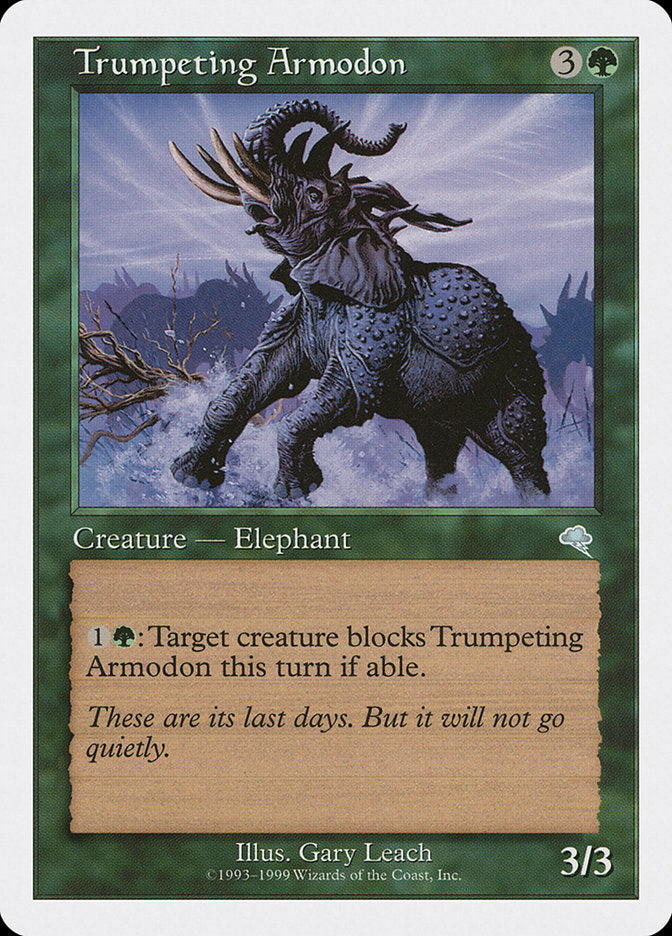 Trumpeting Armodon [Battle Royale] | Jomio and Rueliete's Cards and Comics