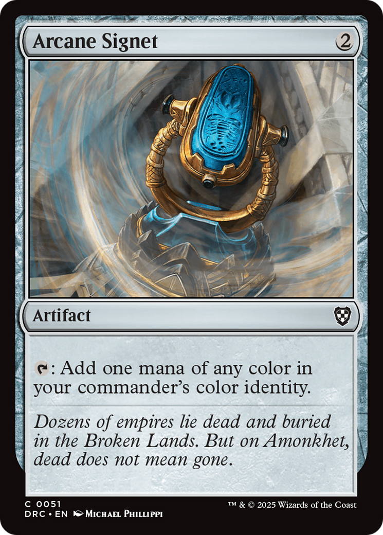 Arcane Signet [Aetherdrift Commander] | Jomio and Rueliete's Cards and Comics