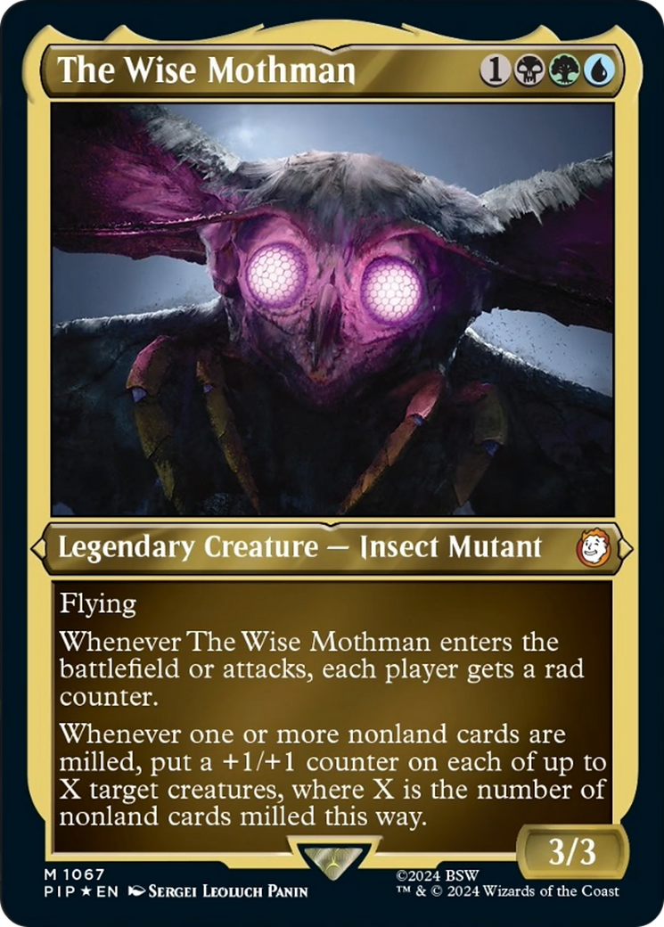 The Wise Mothman (Display Commander) [Fallout] | Jomio and Rueliete's Cards and Comics