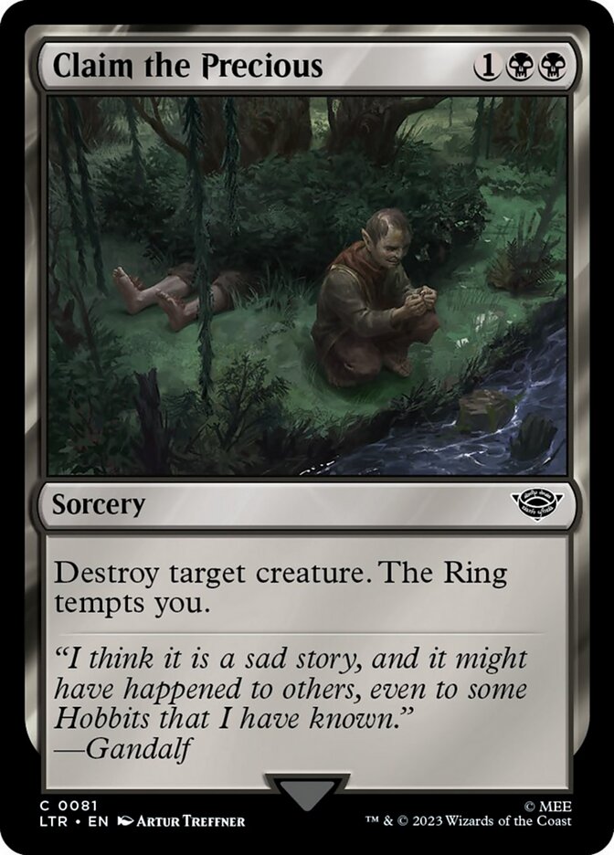 Claim the Precious [The Lord of the Rings: Tales of Middle-Earth] | Jomio and Rueliete's Cards and Comics