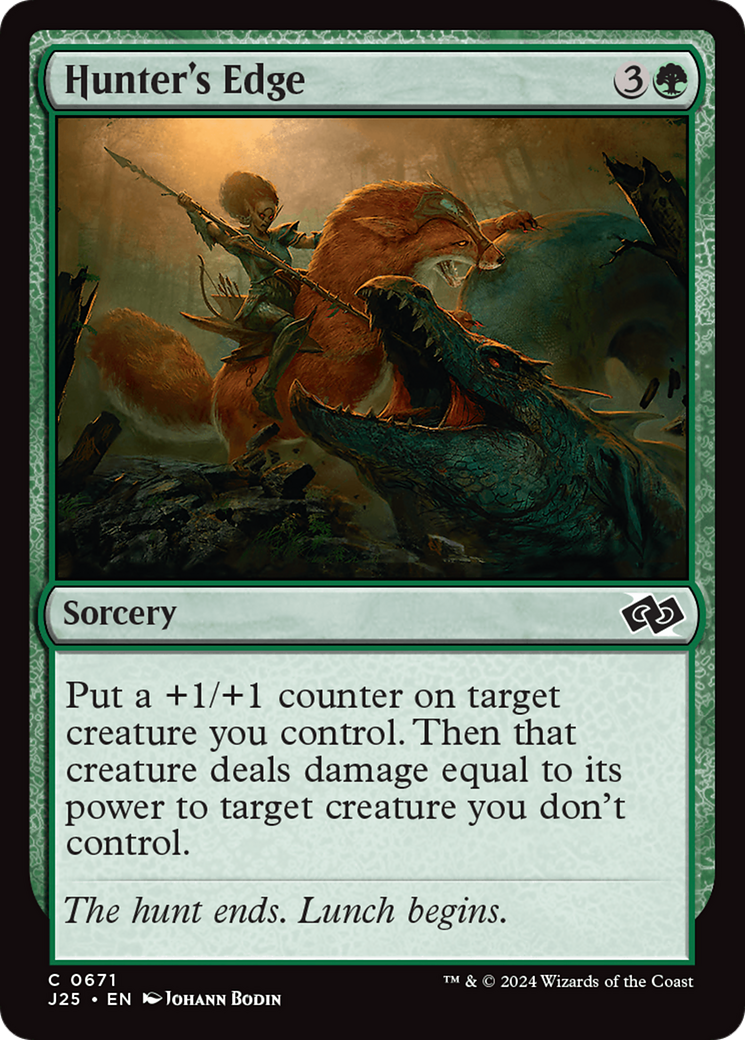 Hunter's Edge [Foundations Jumpstart] | Jomio and Rueliete's Cards and Comics