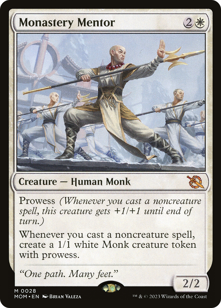 Monastery Mentor [March of the Machine] | Jomio and Rueliete's Cards and Comics