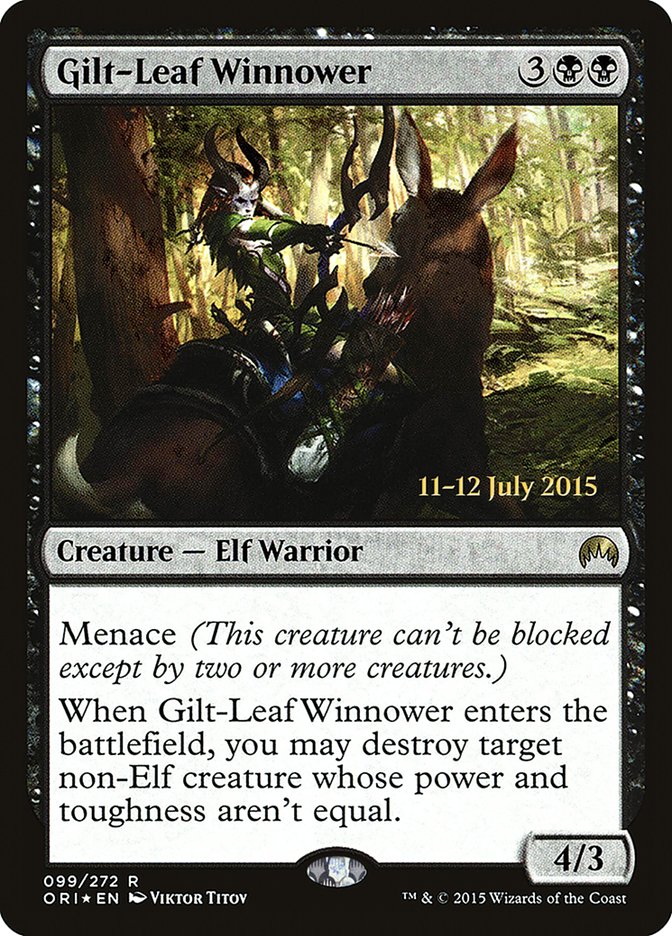Gilt-Leaf Winnower [Magic Origins Prerelease Promos] | Jomio and Rueliete's Cards and Comics