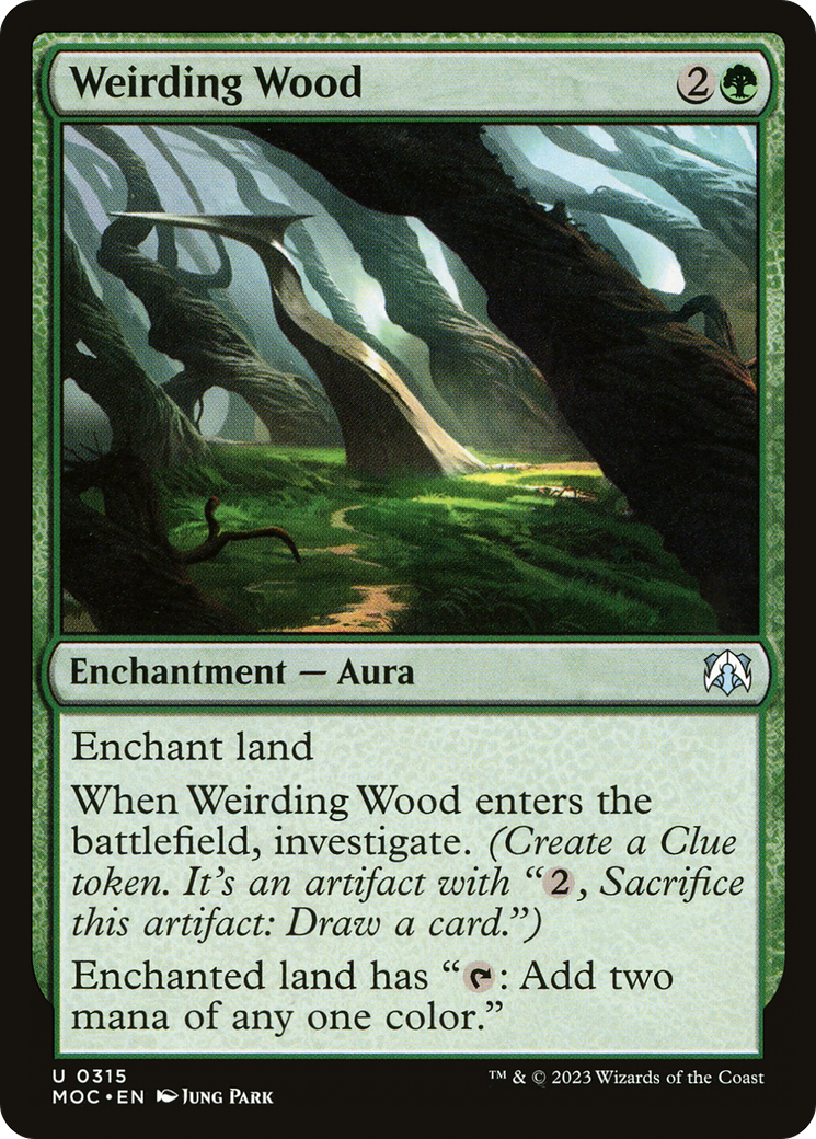 Weirding Wood [March of the Machine Commander] | Jomio and Rueliete's Cards and Comics