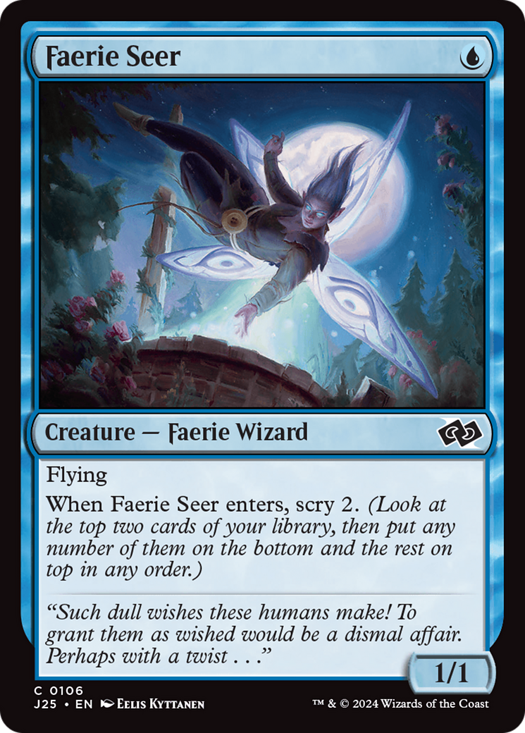 Faerie Seer [Foundations Jumpstart] | Jomio and Rueliete's Cards and Comics