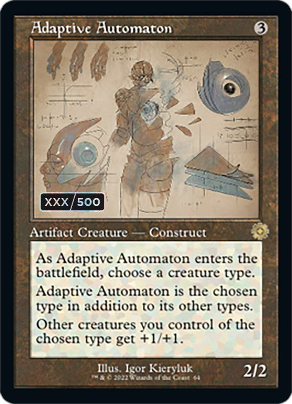 Adaptive Automaton (Retro Schematic) (Serialized) [The Brothers' War Retro Artifacts] | Jomio and Rueliete's Cards and Comics