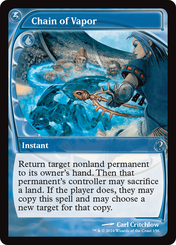 Chain of Vapor (Future Sight) [Mystery Booster 2] | Jomio and Rueliete's Cards and Comics