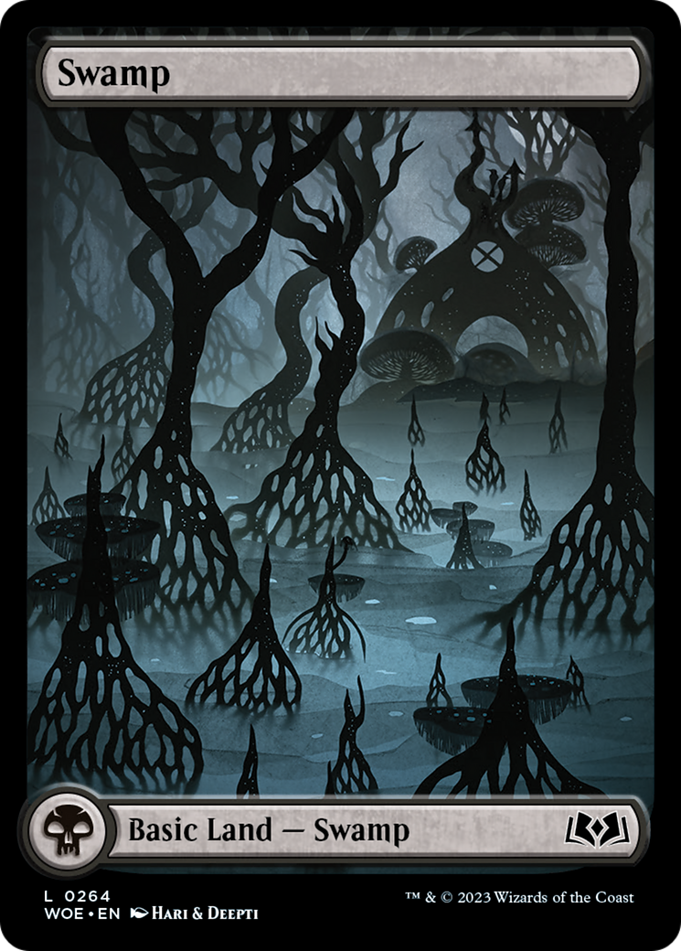 Swamp (264) (Full-Art) [Wilds of Eldraine] | Jomio and Rueliete's Cards and Comics
