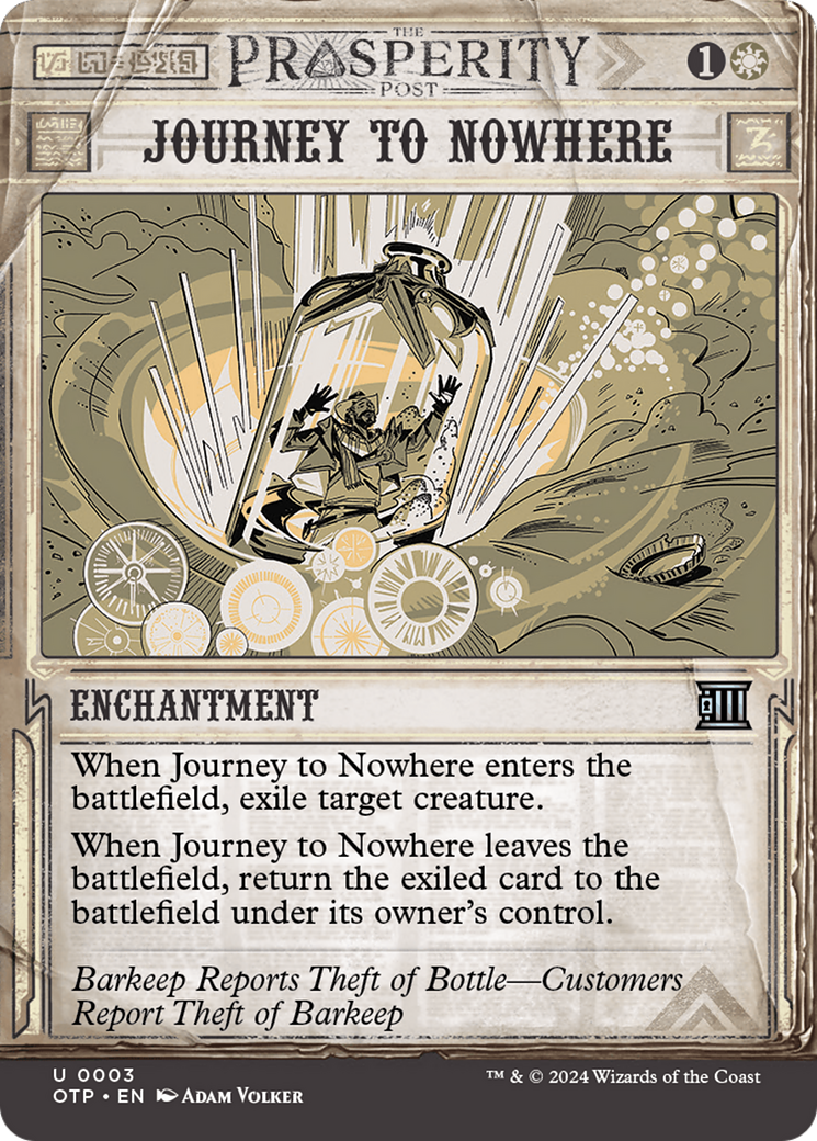 Journey to Nowhere [Outlaws of Thunder Junction: Breaking News] | Jomio and Rueliete's Cards and Comics