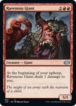 Ravenous Giant [Jumpstart 2022] | Jomio and Rueliete's Cards and Comics