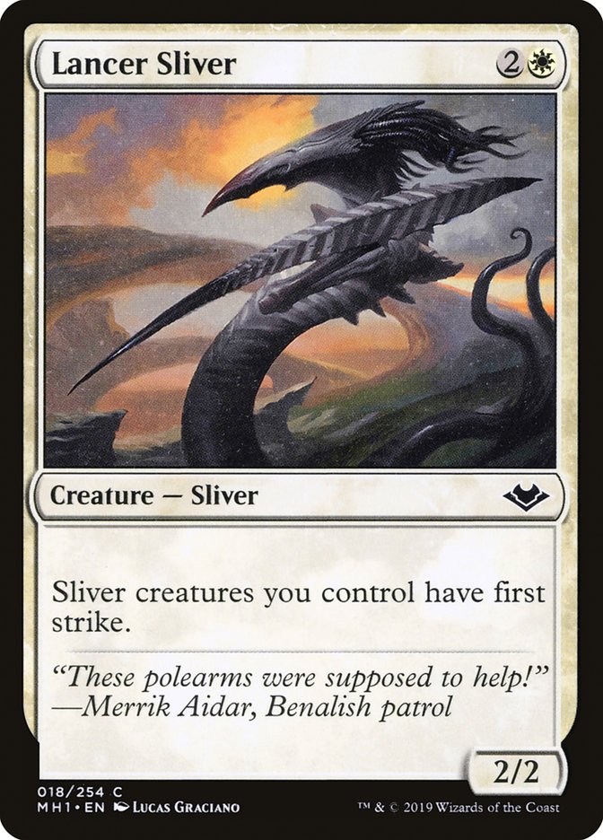 Lancer Sliver [Modern Horizons] | Jomio and Rueliete's Cards and Comics