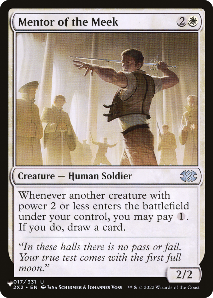 Mentor of the Meek [The List] | Jomio and Rueliete's Cards and Comics
