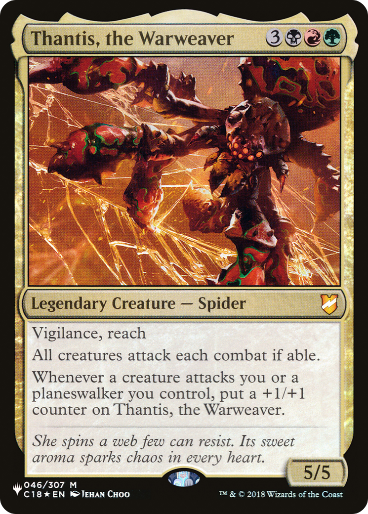 Thantis, the Warweaver [The List] | Jomio and Rueliete's Cards and Comics