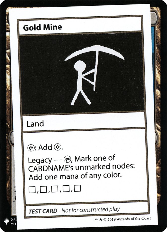 Gold Mine [Mystery Booster Playtest Cards] | Jomio and Rueliete's Cards and Comics