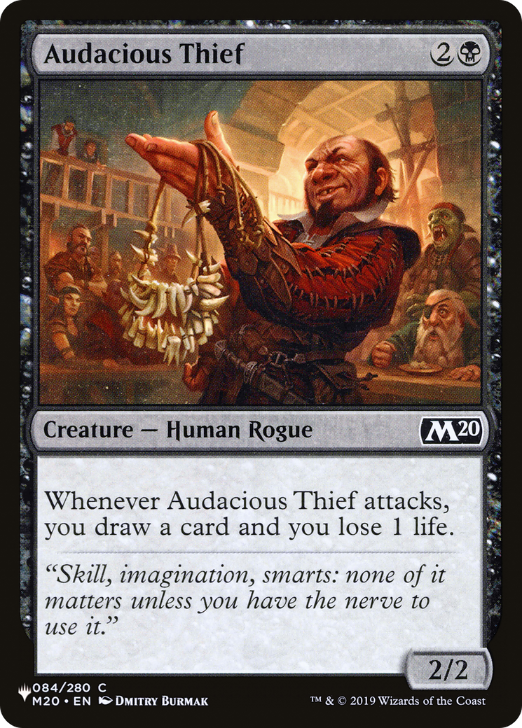 Audacious Thief [The List] | Jomio and Rueliete's Cards and Comics