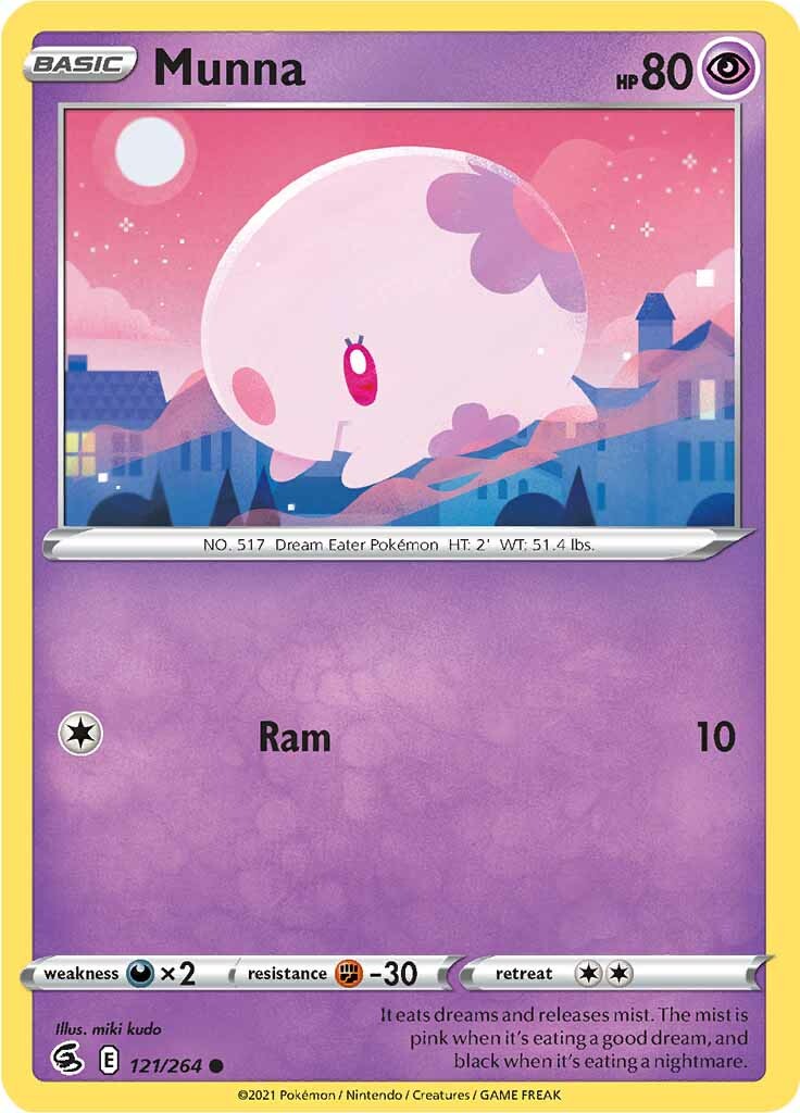 Munna (121/264) [Sword & Shield: Fusion Strike] | Jomio and Rueliete's Cards and Comics