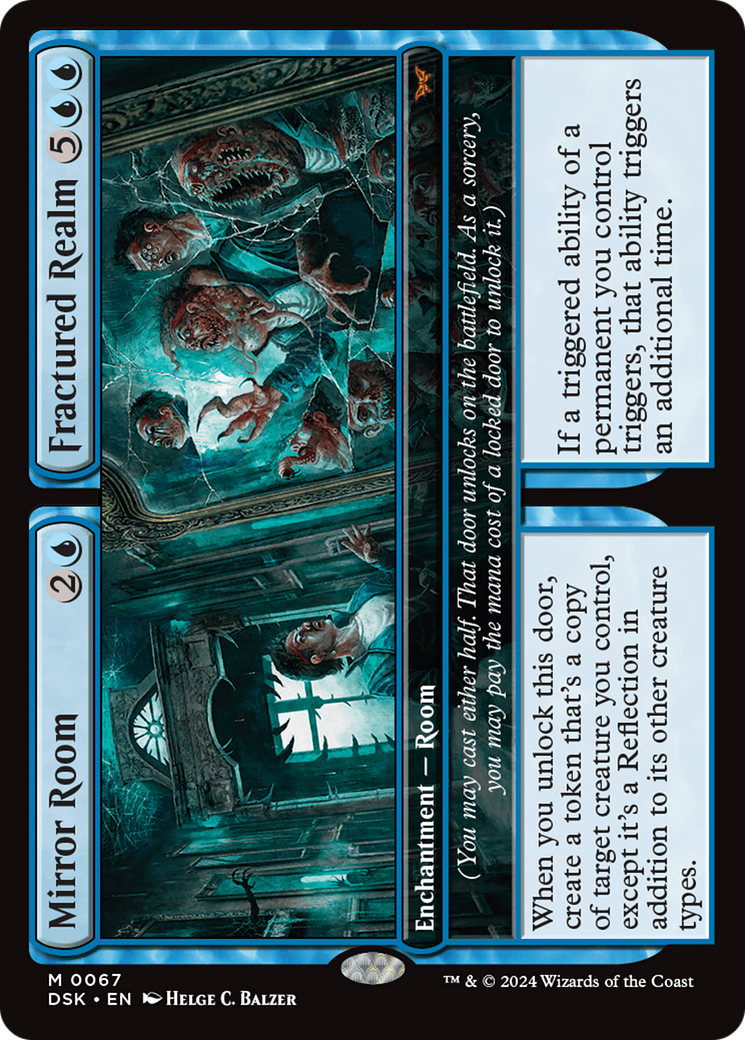 Mirror Room // Fractured Realm [Duskmourn: House of Horror] | Jomio and Rueliete's Cards and Comics
