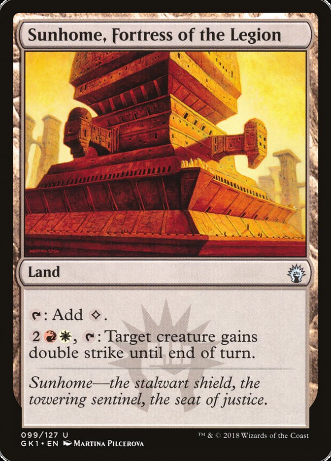Sunhome, Fortress of the Legion [Guilds of Ravnica Guild Kit] | Jomio and Rueliete's Cards and Comics