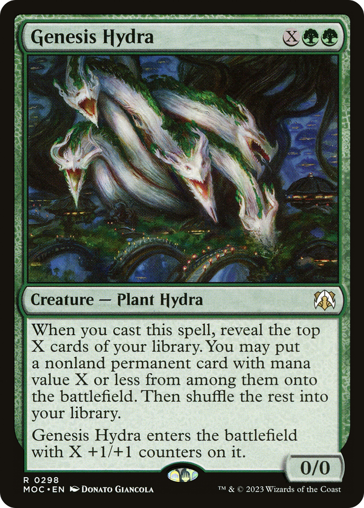 Genesis Hydra [March of the Machine Commander] | Jomio and Rueliete's Cards and Comics