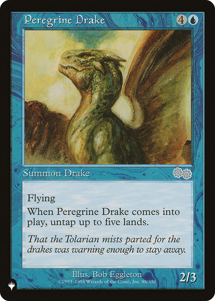 Peregrine Drake [The List] | Jomio and Rueliete's Cards and Comics