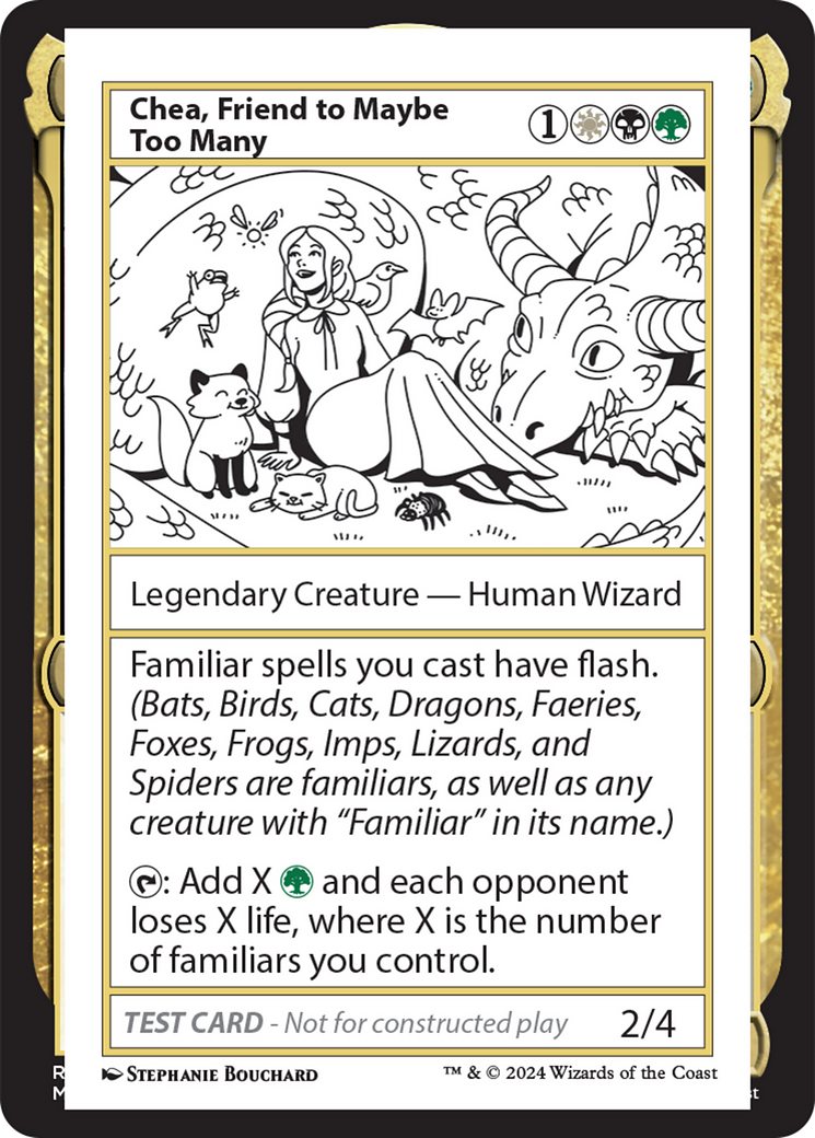 Chea, Friend to Maybe Too Many [Mystery Booster 2 Playtest Cards] | Jomio and Rueliete's Cards and Comics
