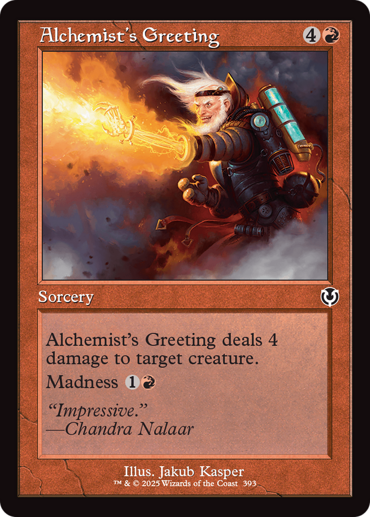 Alchemist's Greeting (Retro Frame) [Innistrad Remastered] | Jomio and Rueliete's Cards and Comics