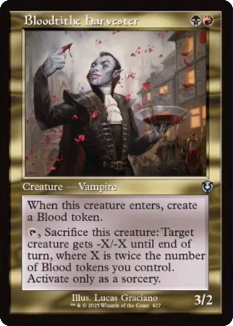 Bloodtithe Harvester (Retro Frame) [Innistrad Remastered] | Jomio and Rueliete's Cards and Comics