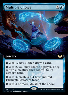 Multiple Choice (Extended Art) [Strixhaven: School of Mages] | Jomio and Rueliete's Cards and Comics