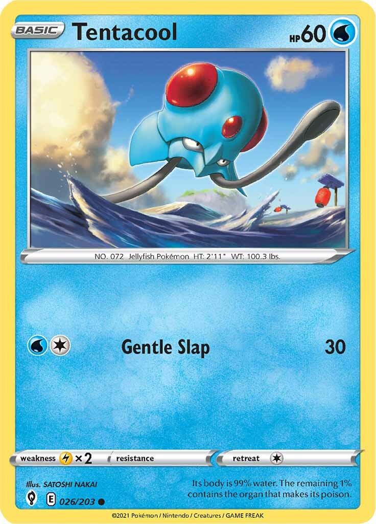 Tentacool (026/203) [Sword & Shield: Evolving Skies] | Jomio and Rueliete's Cards and Comics