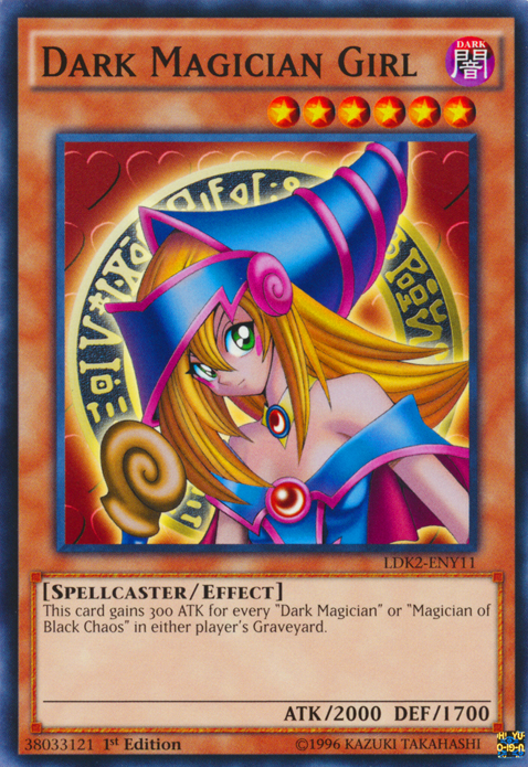 Dark Magician Girl [LDK2-ENY11] Common | Jomio and Rueliete's Cards and Comics