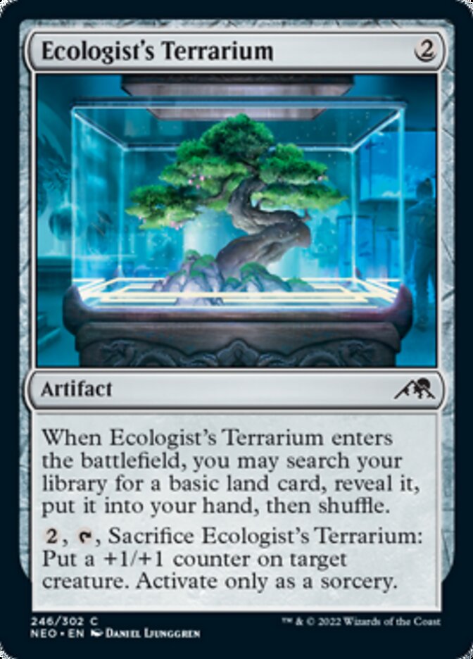 Ecologist's Terrarium [Kamigawa: Neon Dynasty] | Jomio and Rueliete's Cards and Comics