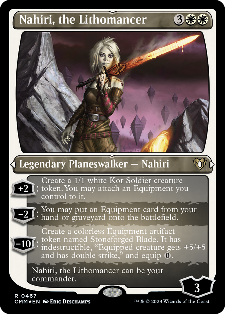 Nahiri, the Lithomancer (Foil Etched) [Commander Masters] | Jomio and Rueliete's Cards and Comics