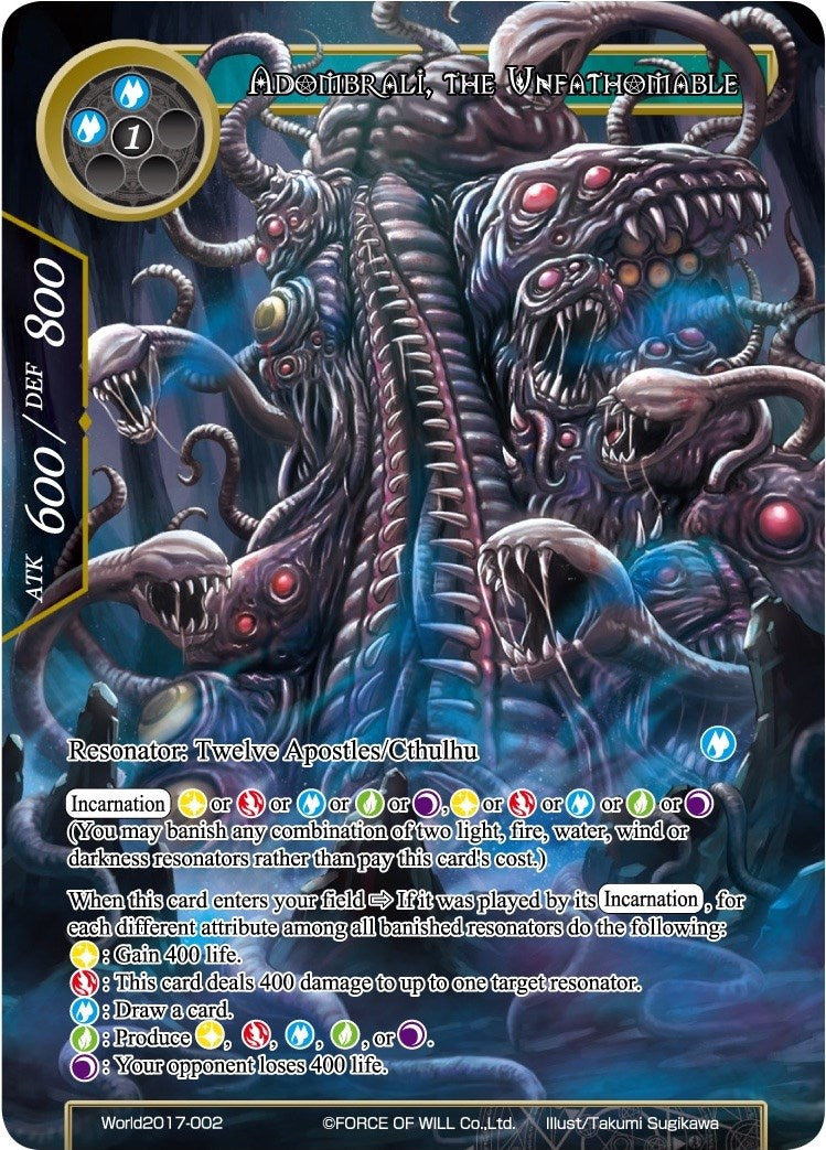 Adombrali, the Unfathomable (World2017-002) [Promo Cards] | Jomio and Rueliete's Cards and Comics