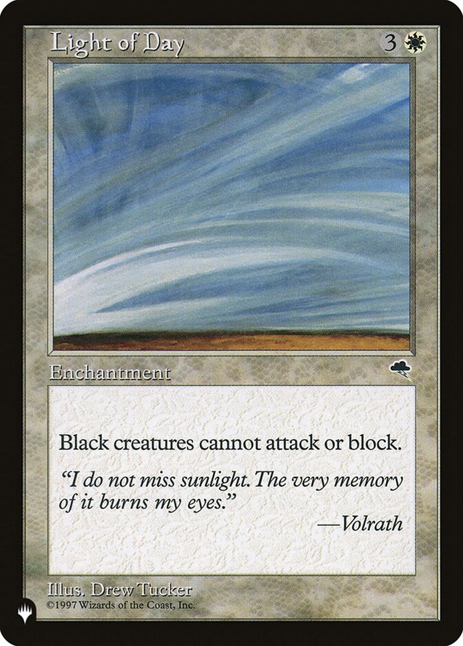 Light of Day [The List] | Jomio and Rueliete's Cards and Comics