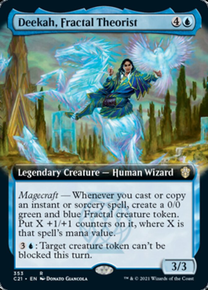 Deekah, Fractal Theorist (Extended Art) [Commander 2021] | Jomio and Rueliete's Cards and Comics
