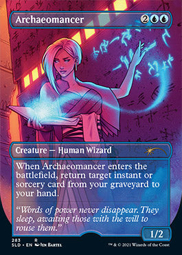 Archaeomancer (Borderless) [Secret Lair Drop Series] | Jomio and Rueliete's Cards and Comics