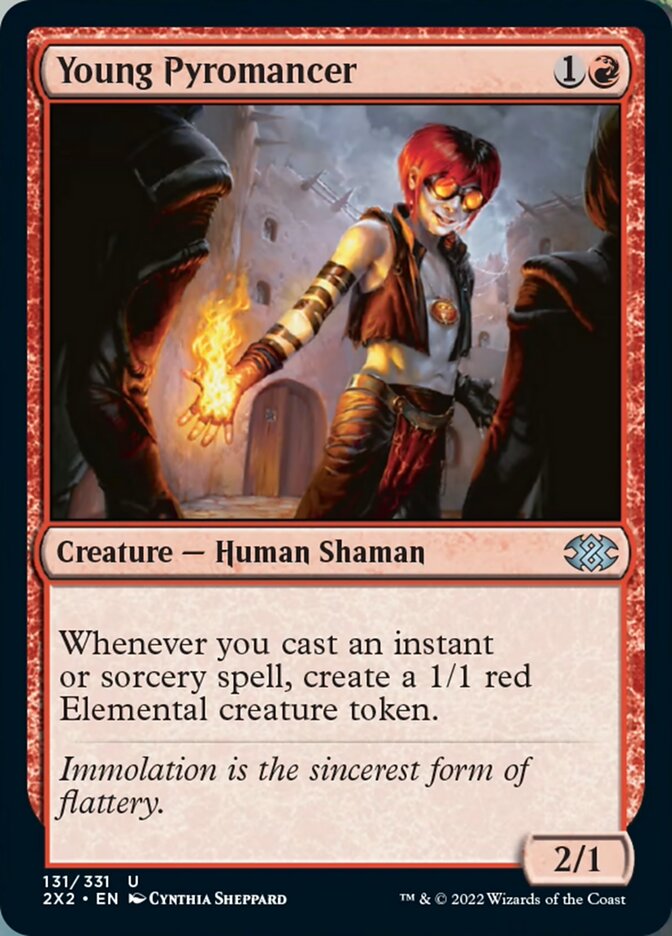 Young Pyromancer [Double Masters 2022] | Jomio and Rueliete's Cards and Comics