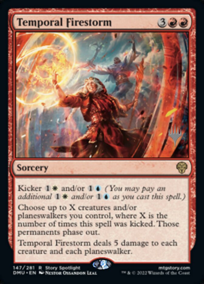 Temporal Firestorm (Promo Pack) [Dominaria United Promos] | Jomio and Rueliete's Cards and Comics